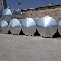 منبع آب .مخزن .مخزن آب آتش نشانی .فلزی .تانکر