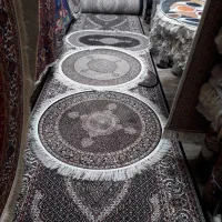 فرش دایره ۱×۱ ماهی ست ماهی کرم و ماهی اصیل|فرش|تبریز, |دیوار
