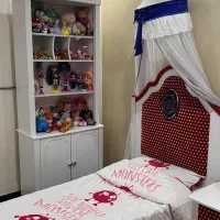 سرویس خواب دخترانه|تخت و سرویس خواب|امیدیه, |دیوار