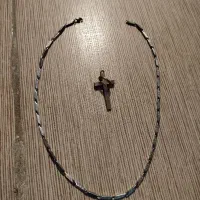 گردنبند و انگشتر نقره خالص و دستبند