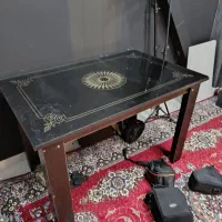 میز نهارخوری MDF|میز و صندلی غذاخوری|رشت, چله خانه|دیوار