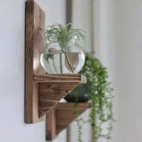 دکور طبقه چوبی دیواری