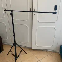 تجهیزات تولید محتوا نور rgb باتومی میکرفن سه پایه|دوربین عکاسی و فیلم‌برداری|تهران, هروی|دیوار