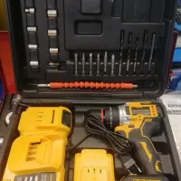 مجموعه ابزار دریل شارژی، تفنگ میخکوب،تراز لیزری