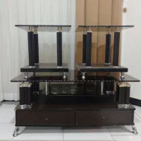 میز عسلی به همراه دو عسلی کوچک