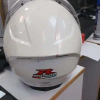 کلاه کاسکت خارجی سفید اصلی
