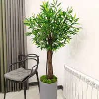 درختچه فیکوس آمستل بنسای مصنوعی جنسینگ گل درخت