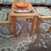 میز عسلی سه تیکه چوب نراد سالم|مبلمان خانگی و میز عسلی|لاهیجان, لاشیدان|دیوار