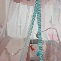 تخت پارک ترک با تشک تعویض و پشه بند|اسباب و اثاث بچه|تهران, شهرک گلها|دیوار