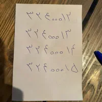 ۴ خط تلفن ثابت رندطلایی ۳۲۴۰۰۰۱۲ الی ۳۲۴۰۰۰۱۵