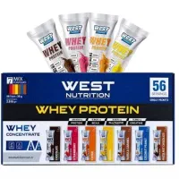 وی پروتئین West Nutrition  ۵۶ ساشه  ۷ طعم  پلمپ