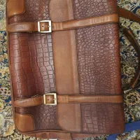 کیف اداری چرم طبیعی کروکو گاوی