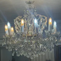 لوستر کریستال چک اصل|لوستر و چراغ آویز|تهران, قلهک|دیوار