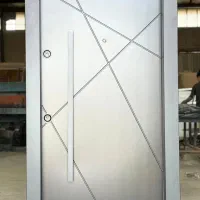 درب ضدسرقت فلز مشکی نرده شیشه ای، کامپوزیت کد D103|مصالح و تجهیزات ساختمان|جویبار, |دیوار
