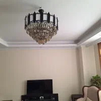 ۲عدد لوستر مدرن  پذیرایی و اتاق  کریستال خارجی