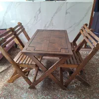 میز صندلی تاشو|صندلی و نیمکت|بجنورد, |دیوار