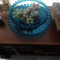 کاسه بشقاب انتیک ۶۰ ساله دست ساز