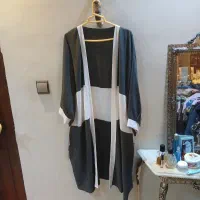 مانتو تابستانی خنک سبک دو رنگ