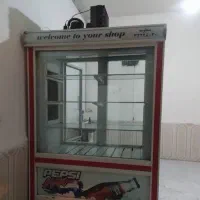 یخچال شیشه ای مغازه و مرغ خردکن