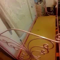 تخت یکنفره فرفورژه باکفی زیردرحدنو