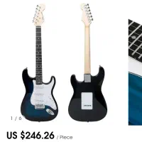 گیتار الکتریک Astonvilla|گیتار، بیس، امپلیفایر|تبریز, |دیوار