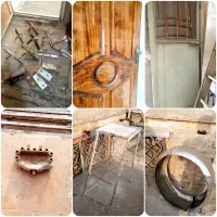 تعدادی درب،قفل،مشعل،چهارپایه زیر قیمت