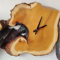 ساعت روستیک تنه درخت توت قطر ۵سانت