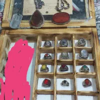 انگشتر و پلاک نقره