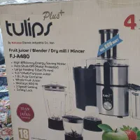 آب میوه گیری و مخلوط کن  ۴ کاره برند تولیپس