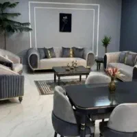 راحتی اقساطی با ست ناهارخوری اقساطی|مبلمان خانگی و میز عسلی|ساوه, |دیوار