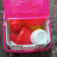 سبد اسباب بازی و سطل خانه سازی