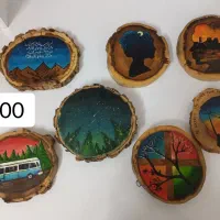 نقاشی رو چوب