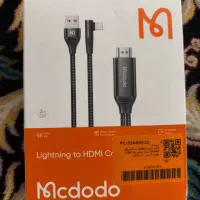 کابل تبدیل hdmi به لایتنینگ مک دودو (نو پلمپ)