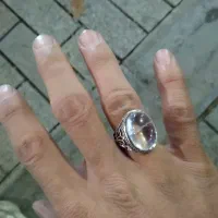 انگشتر نقره ی در