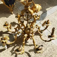 فروش خریدارلوستر های برنزی ابکاری طلایی