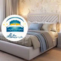 تخت خواب دو نفره حاجی پور(تختخواب۲دونفره)تشک پاییز