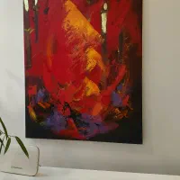 تابلو بدون مشابه کاملا انتزاعی