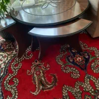 میز گرد باچهار میز عسلی