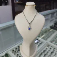 گردنبند نقره زنانه طرح یاقوت|جواهرات|اصفهان, چشمه باقرخان|دیوار