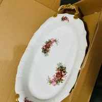 ظرف دکوری وسینی شیرینی خوری