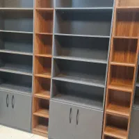 قفسه و کانتر کافه چوبی و ام دی اف|کتابخانه، شلف، قفسه‌های دیواری|پاکدشت, پاکدشت (مامازند)|دیوار