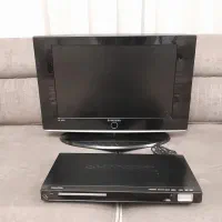 تلویزیون ۲۲ و دی‌وی‌دی پلیر|تلویزیون و پروژکتور|اصفهان, ملک‌شهر|دیوار