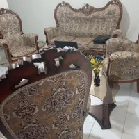 مبل استیل 7 نفره با میز وسط و عسلی|مبلمان خانگی و میز عسلی|تهران, شهرک دانشگاه شریف|دیوار