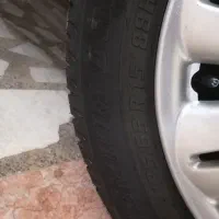 لاستیک نو زیر صفری به همراه رینگ نو|قطعات یدکی و لوازم جانبی|رشت, اسماعیل آباد|دیوار