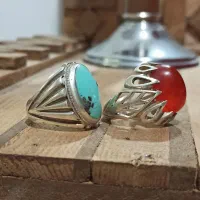 تعدادی انگشتر نقره|جواهرات|سنندج, |دیوار