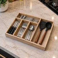 فروش نظم دهنده و ارگانیزر چوبی آشپزخانه  تک و عمده