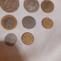 ۱۷۰۰عددانواع سکه واسکناس جدیدقدیمی وخارجی نو وکهنه|کلکسیون سکه، تمبر، اسکناس|اصفهان, خواجه عمید|دیوار