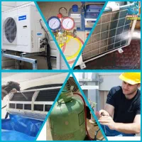 تخفیف تعمیرات کولرگازی بادگرم آبریزی سرویس کار