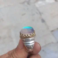 این انگشتر سنگ اوپال صدفی|جواهرات|تبریز, |دیوار