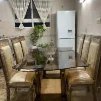 میز ناهار خوری ۸ نفره با کاور